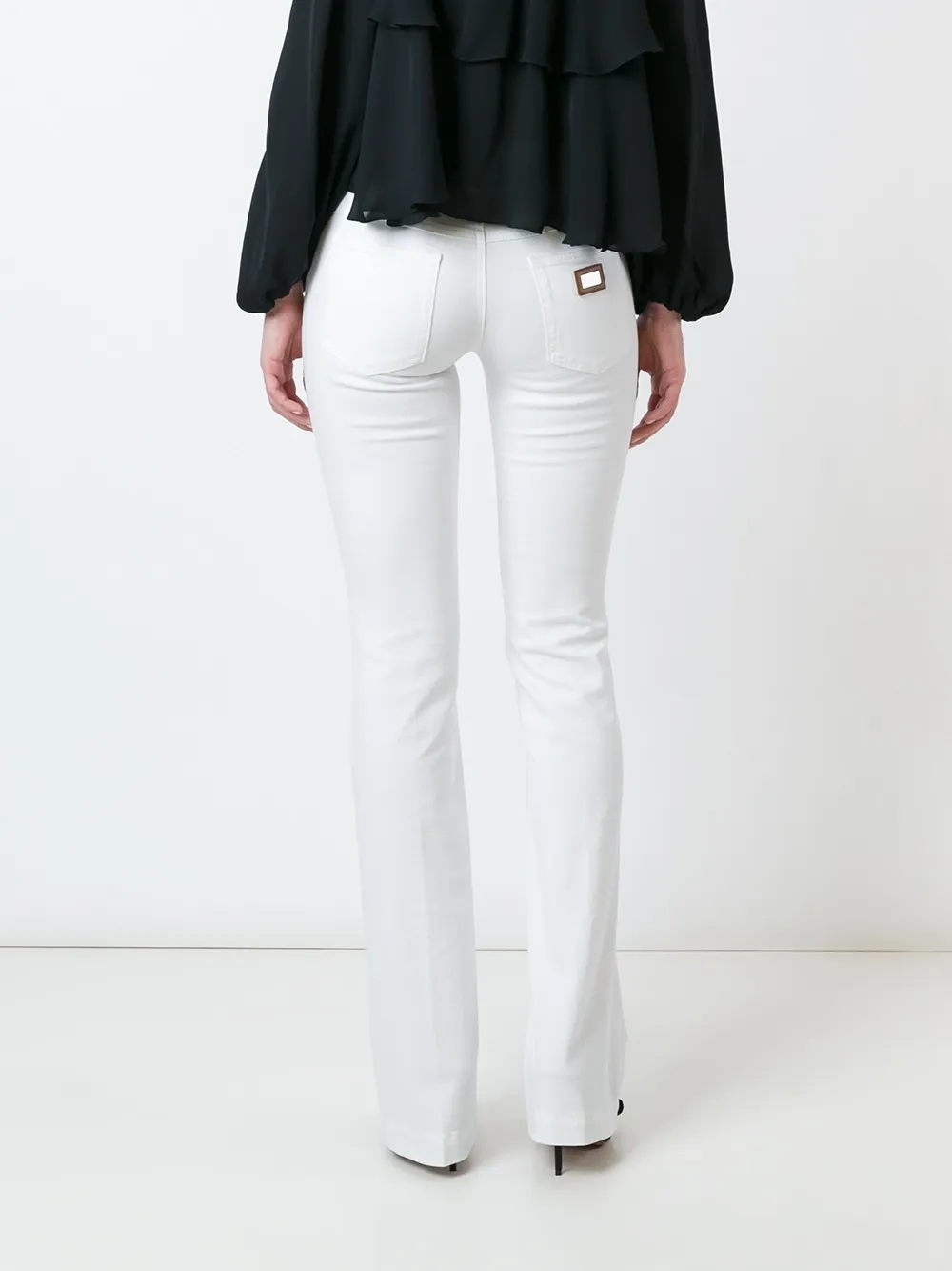 Dolce & Gabbana flared jeans Wit