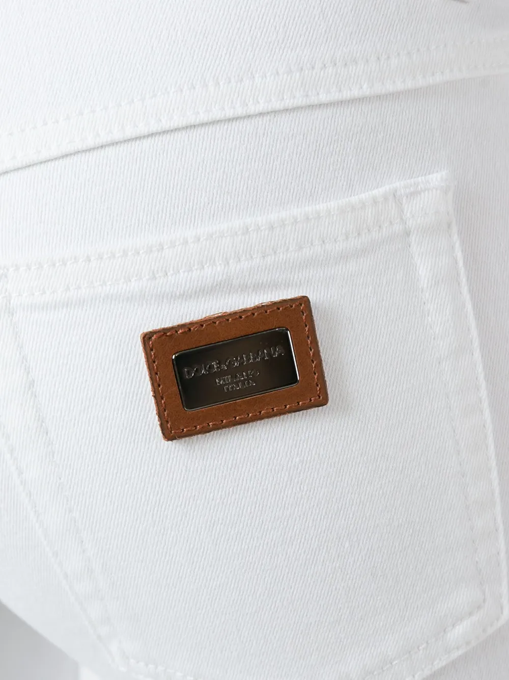 Dolce & Gabbana flared jeans Wit