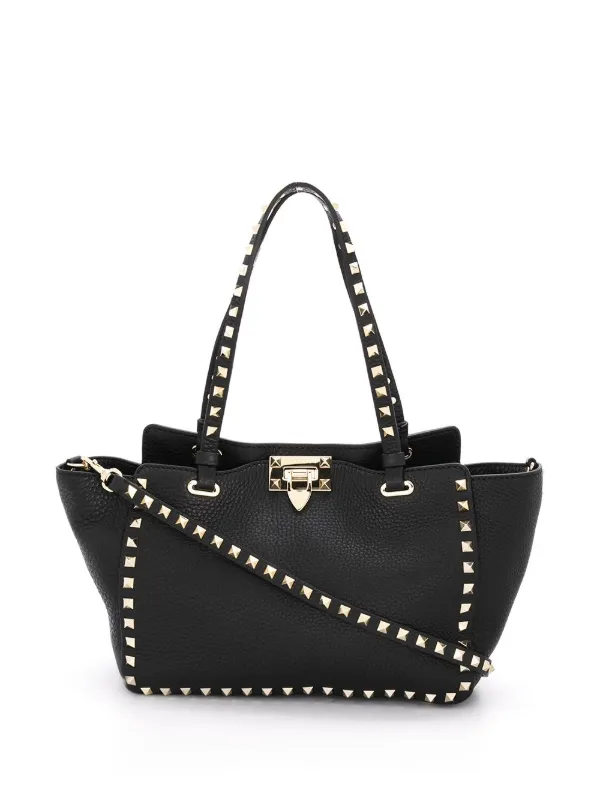 valentino garavani rockstud trapeze tote