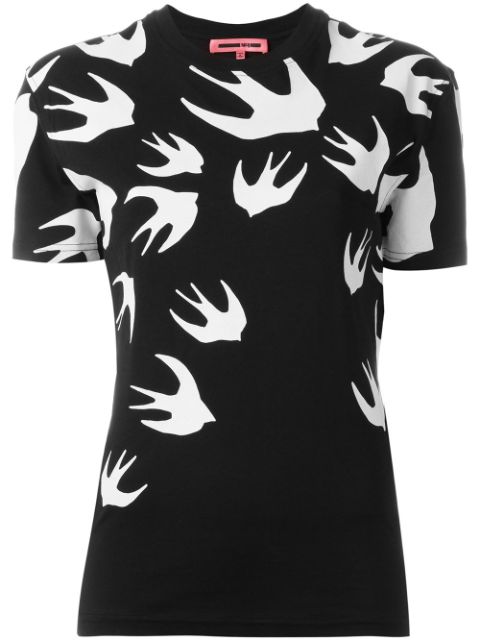 swallow print shirt