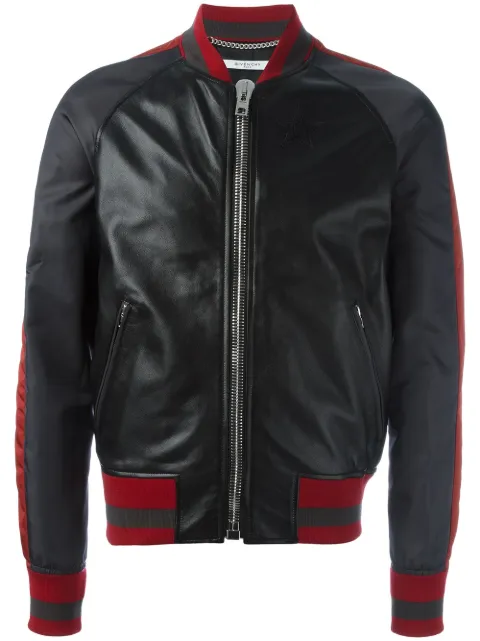 Givenchy Coats Men S Farfetch Givenchy Leather Er Jacket