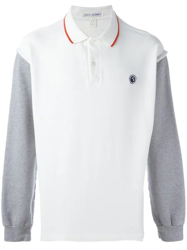 comme des garcons long sleeve polo