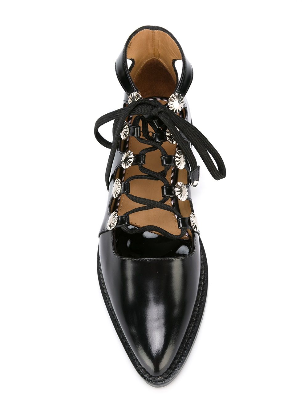 Toga Pulla cut-out lace-up Ankle Boots - Farfetch