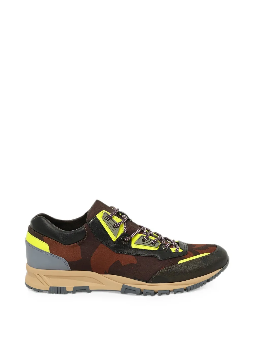 Lanvin paneled sneakers Groen
