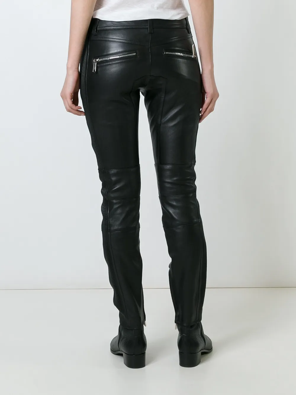 DSQUARED2 biker trousers Zwart