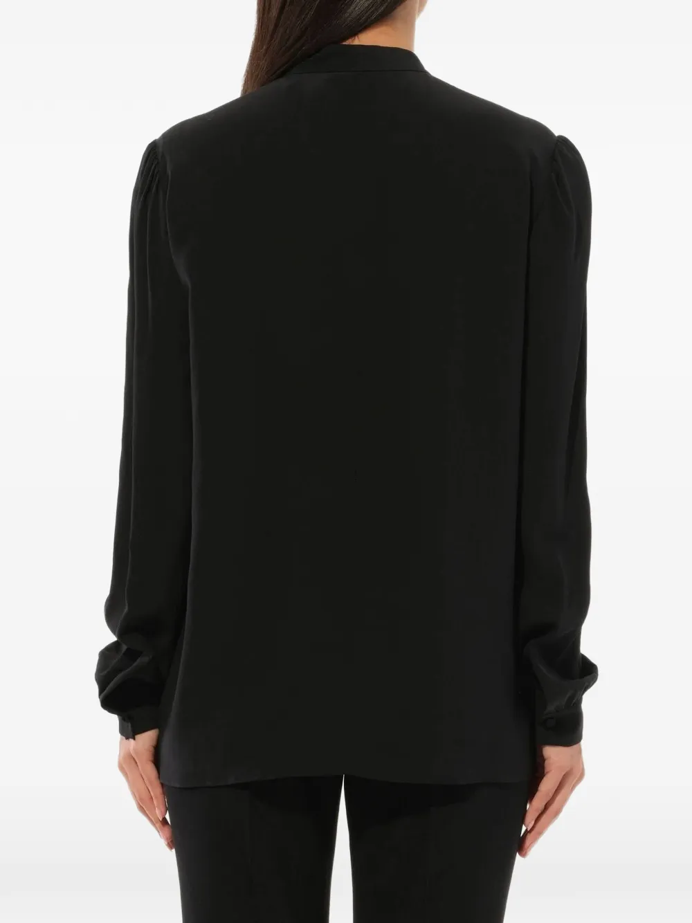 Givenchy pussybow blouse Zwart