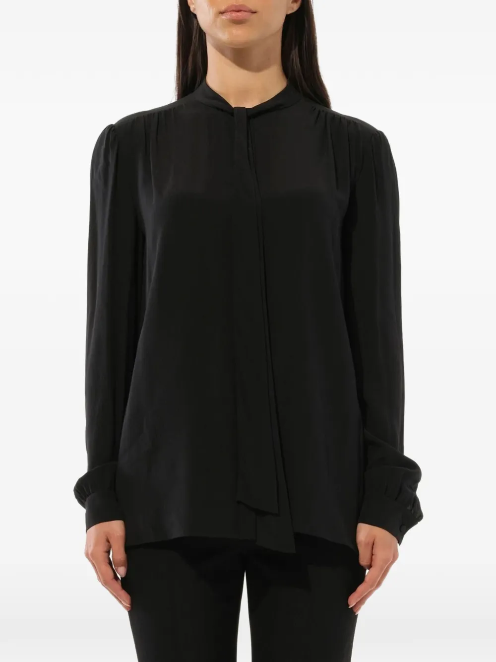 Givenchy pussybow blouse - Black