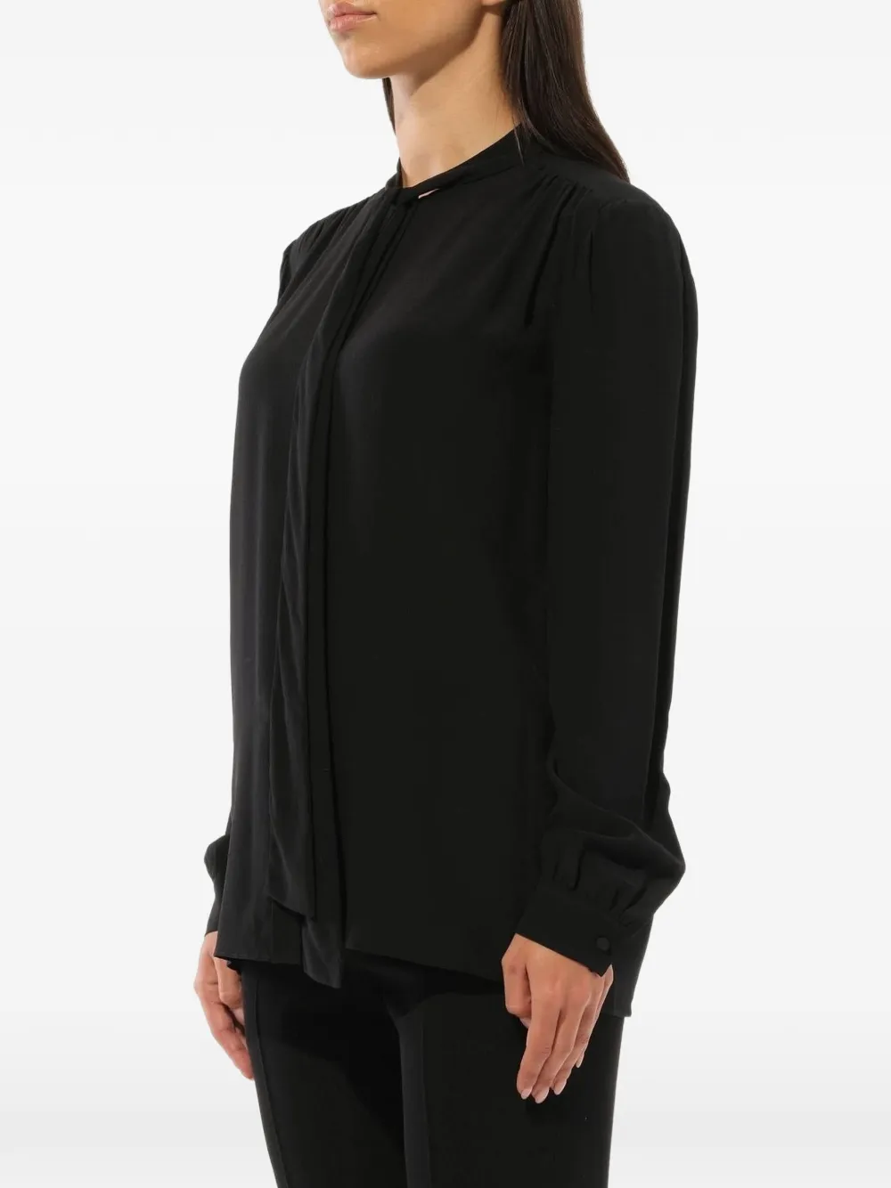 Givenchy pussybow blouse Zwart