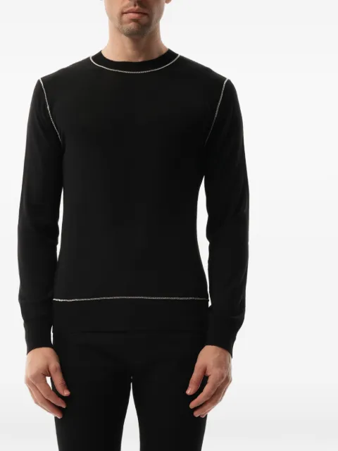 Givenchy suéter con ribete de cadena