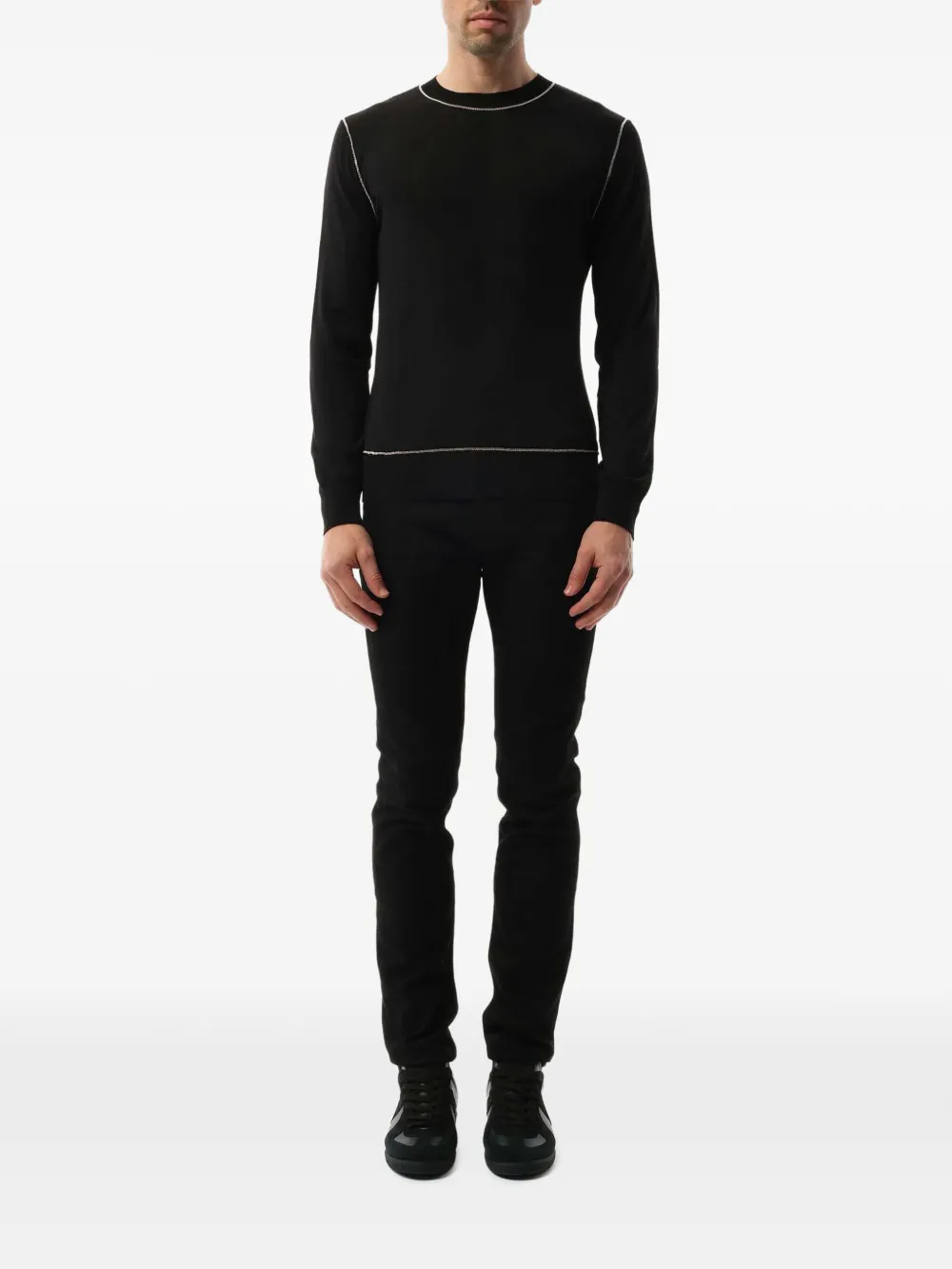 Givenchy chain trim jumper Zwart