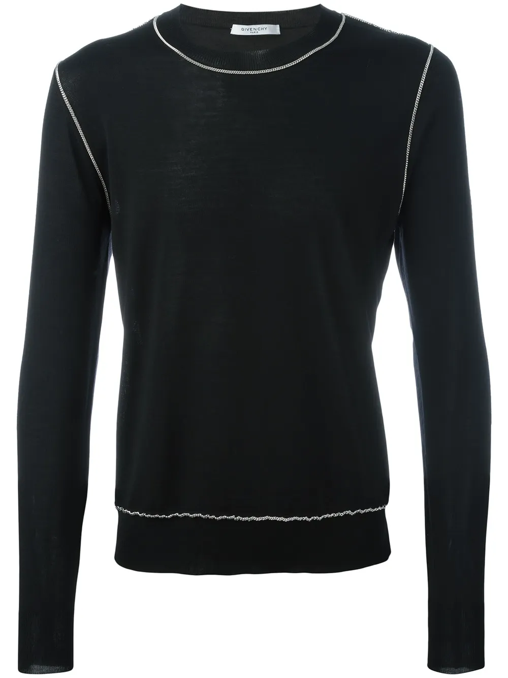 Givenchy Pullover mit Kettenriemen - Schwarz