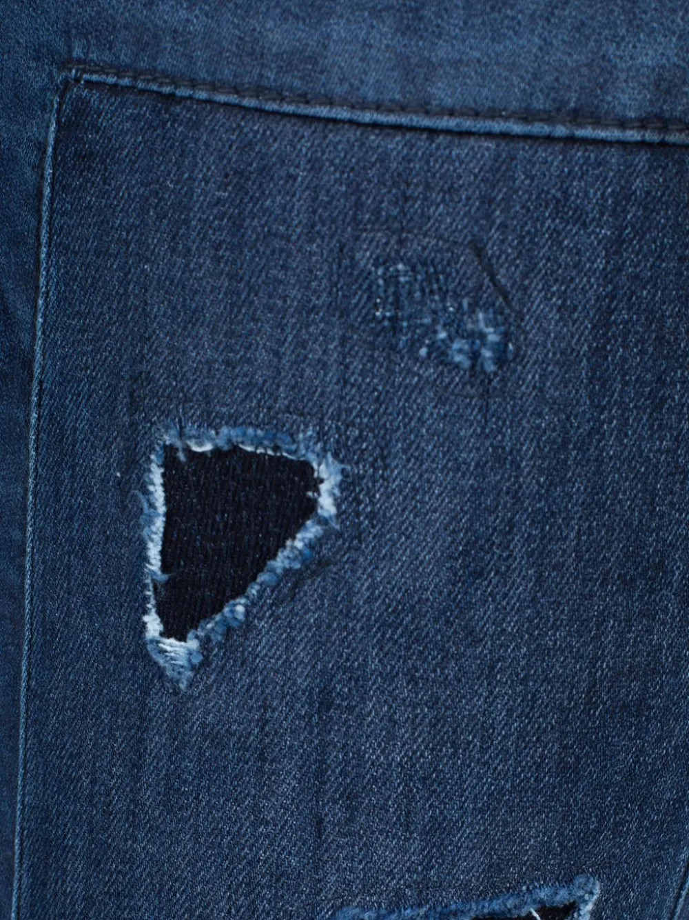 Diesel Grupee-Ne distressed jeans Blauw