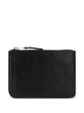 Comme Des Garçons Wallet embossed leather purse - Black