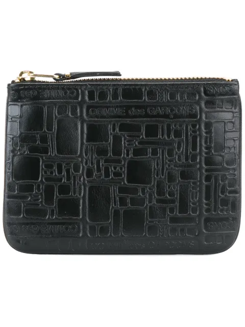 Comme Des Garçons Wallet embossed leather purse
