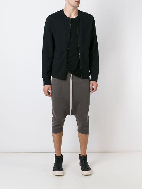 rick owens drop crotch joggers