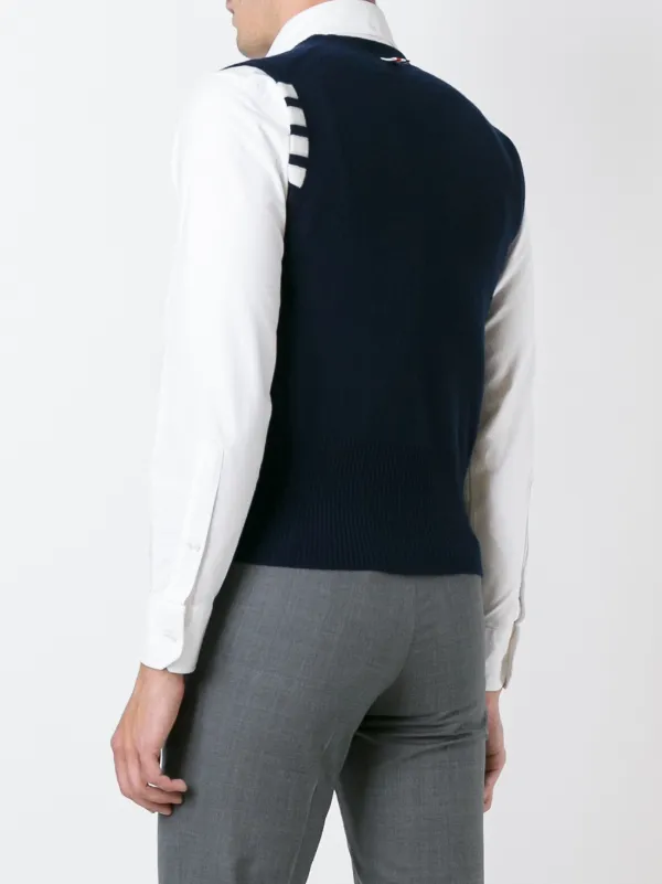 Thom Browne ボタン留め カシミアニットベスト 通販 - FARFETCH