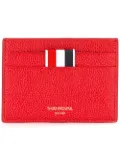 Thom Browne pebbled-leather card holder - Red