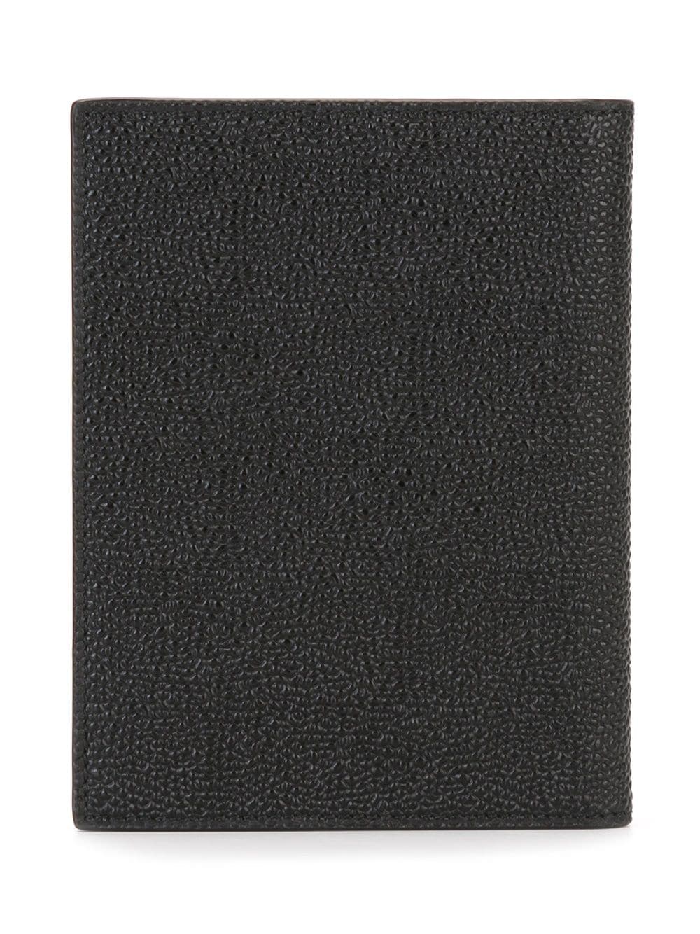 Image 2 of Thom Browne Passport Holder In Pebble Grain