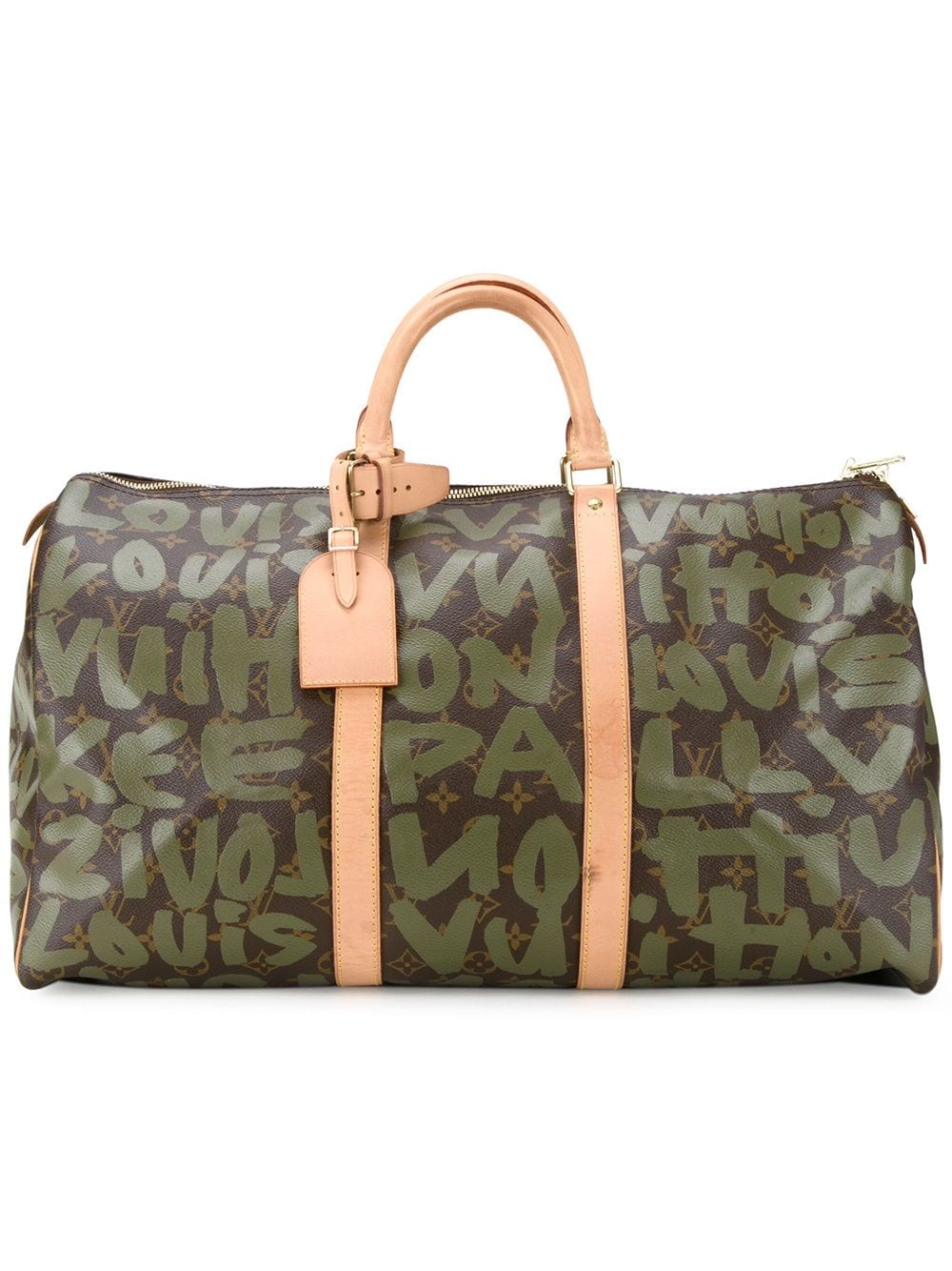 Louis Vuitton 'Keepall 50' Graffiti Holdall - Farfetch