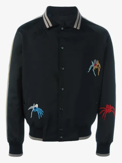 Lanvin spider-embroidery baseball jacket
