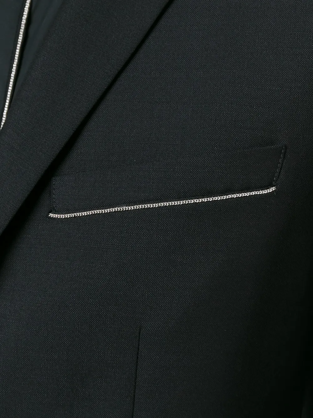 Givenchy chain trim blazer Zwart