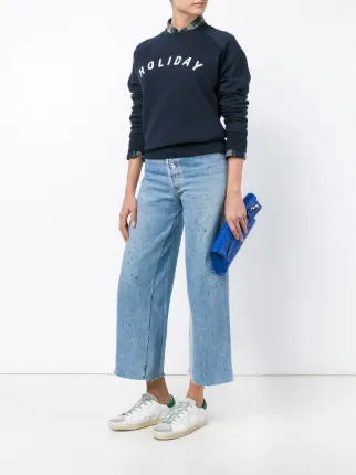 levi's cropped flare jeans