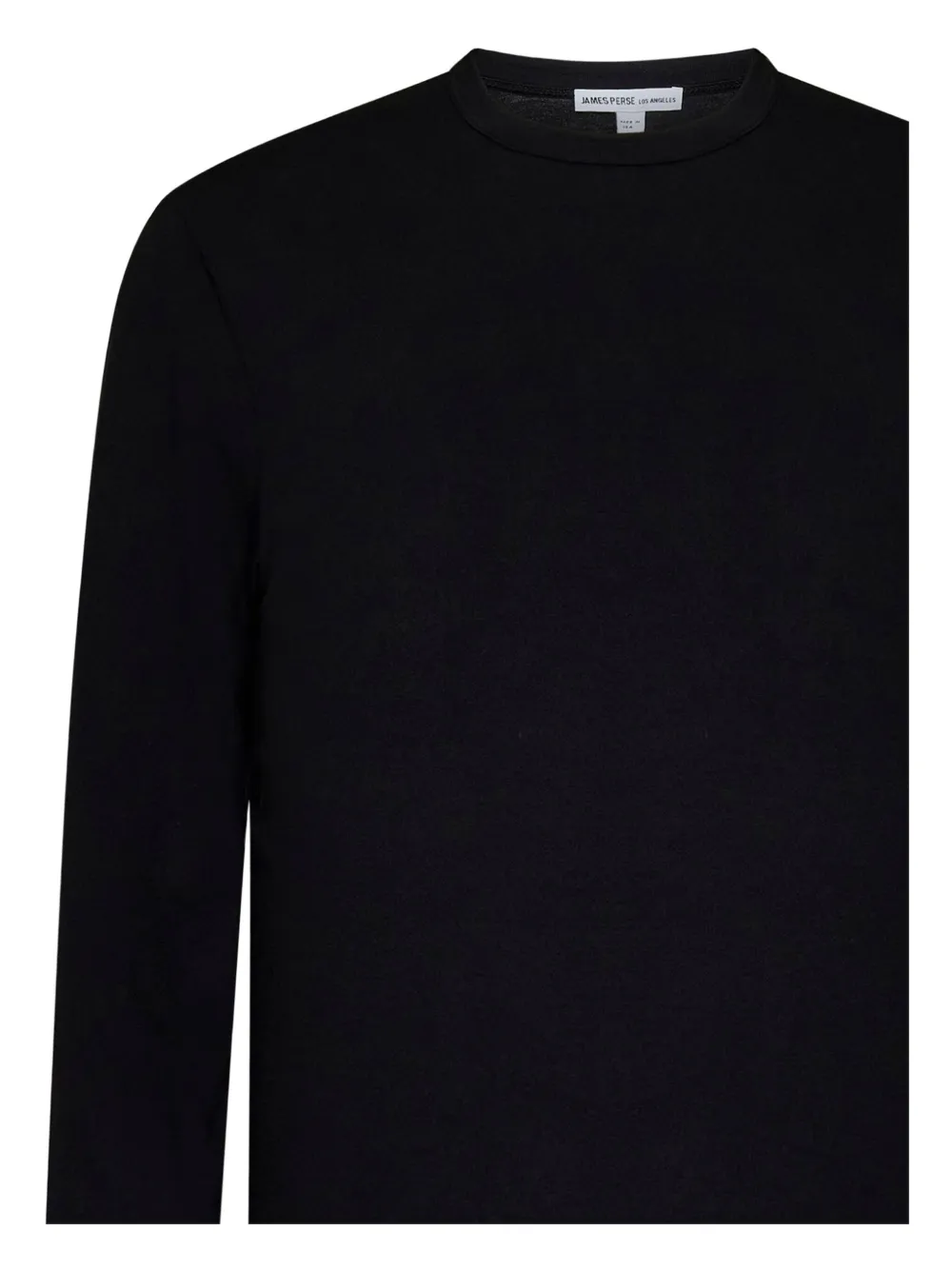  James Perse Klassisches Langarmshirt   Schwarz 