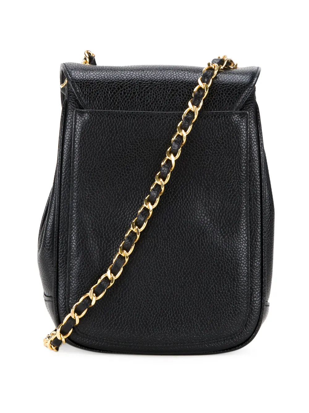 Pre-owned Chanel Flap Crossbody Bag In Black