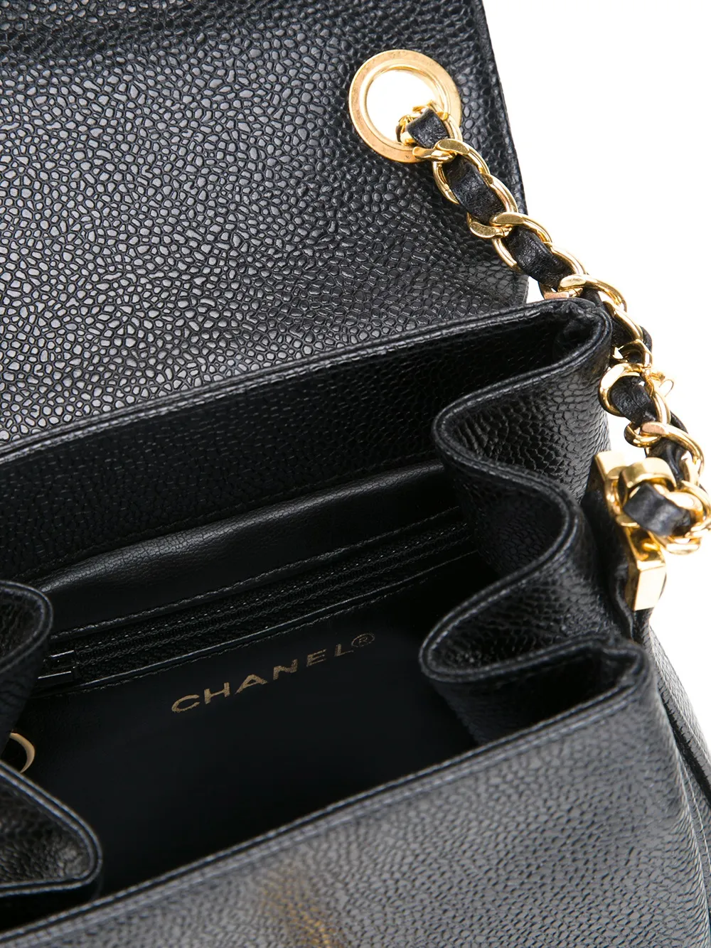 Pre-owned Chanel Flap Crossbody Bag In Black