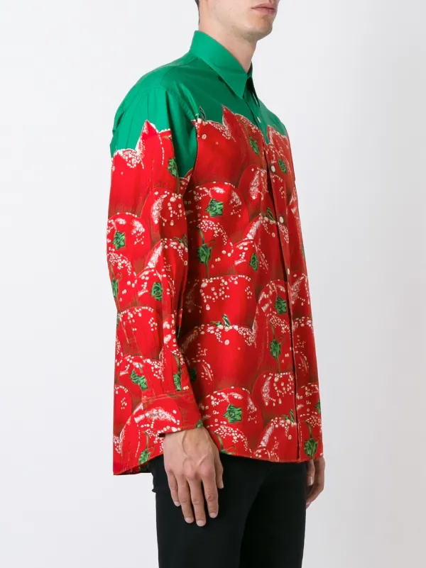 Kenzo Pre-Owned Tomato Print Shirt 