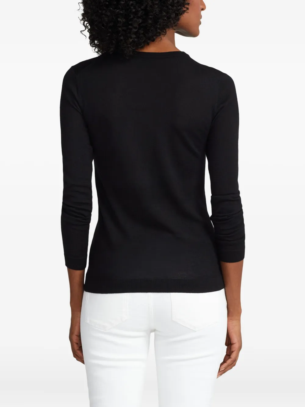 Ralph Lauren Collection crew neck sweater Zwart