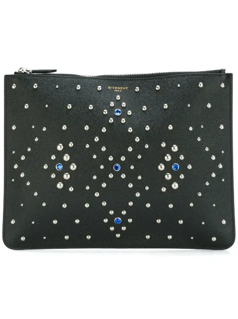 Givenchy stud embellished clutch