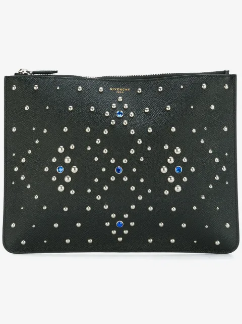 Givenchy stud embellished clutch