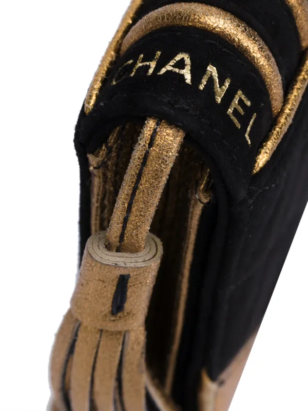 CHANEL Pre-Owned ブック型クラッチバッグ | ブラック | FARFETCH JP