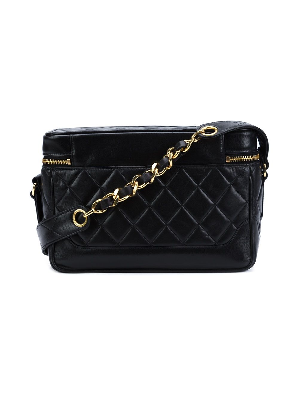 CHANEL quilted box shoulder bag Women