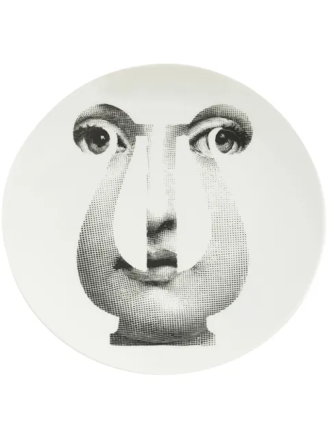 Fornasetti music stand face printed plate