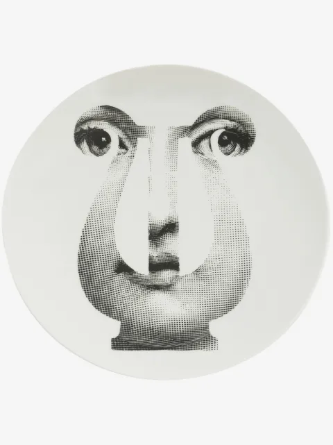 Fornasetti music stand face printed plate