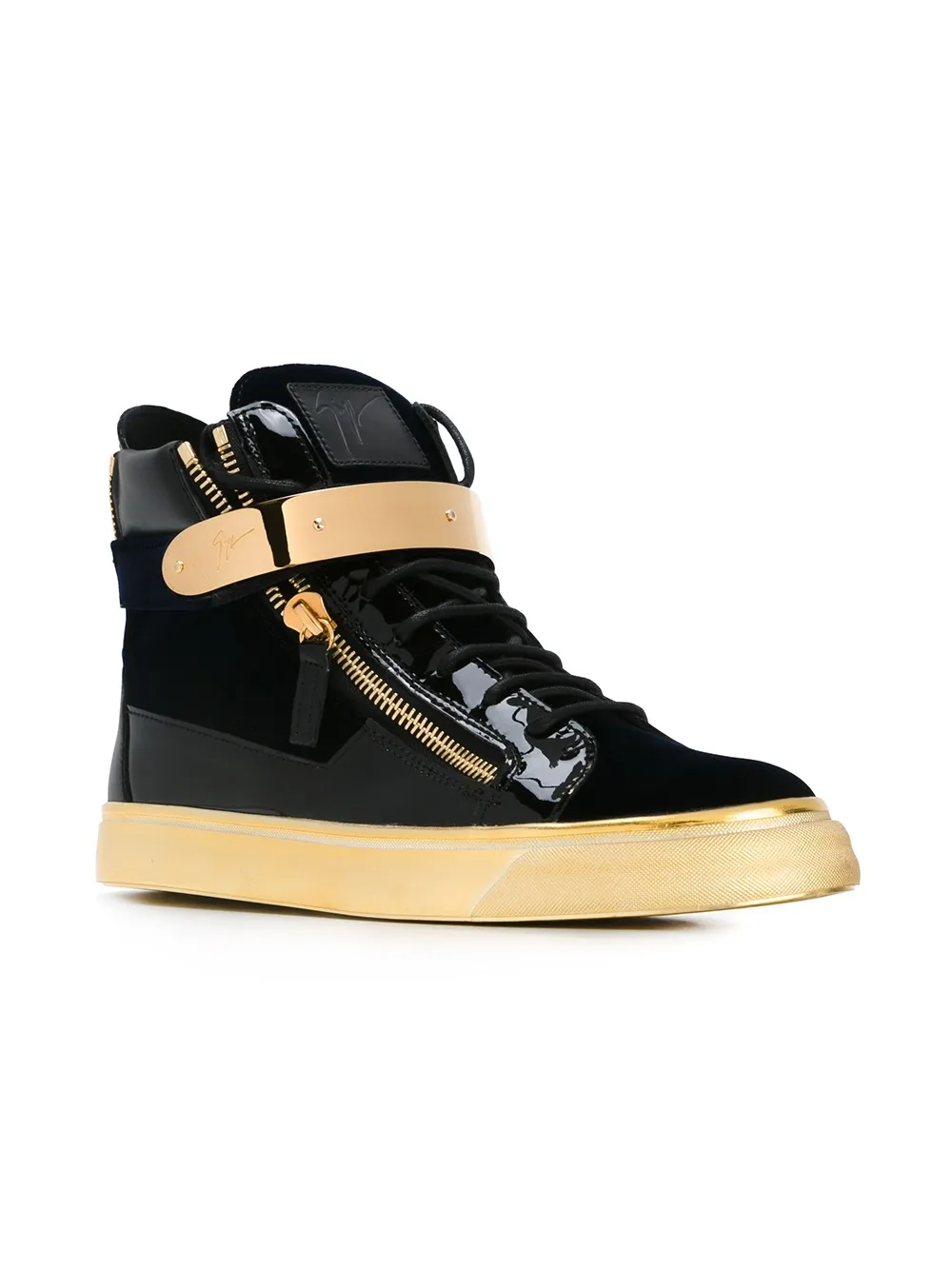 Giuseppe Zanotti 'Coby' hi-top sneakers Blauw
