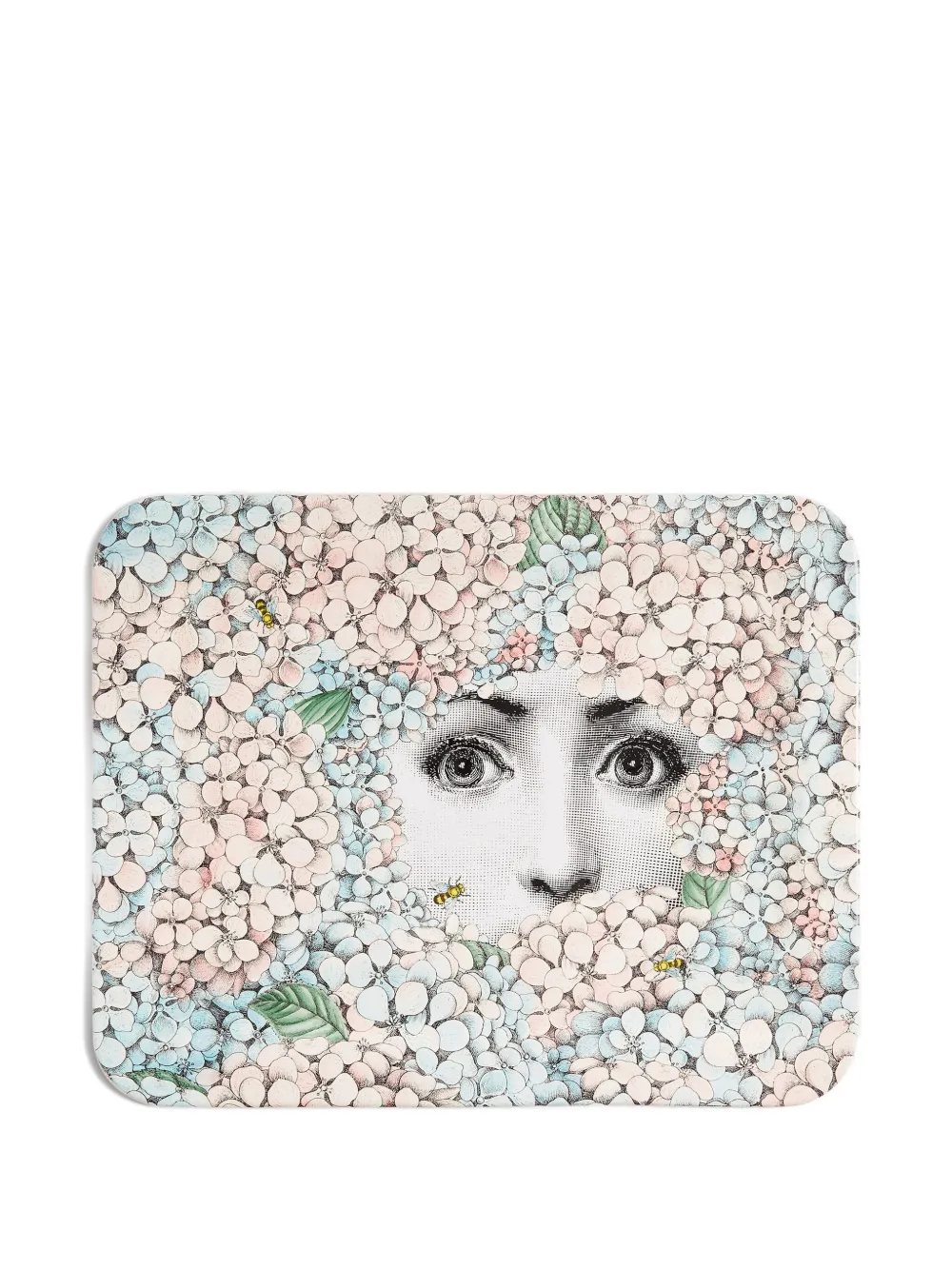 Fornasetti Ortensia tray | Blue | Image 1