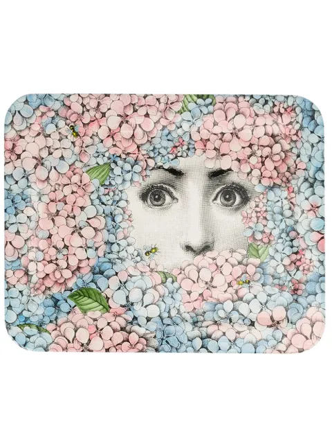 Fornasetti flower girl printed tray