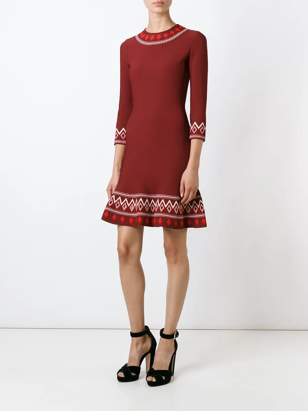 Alexander McQueen patterned A-line dress | Vestidos de día | Image 2