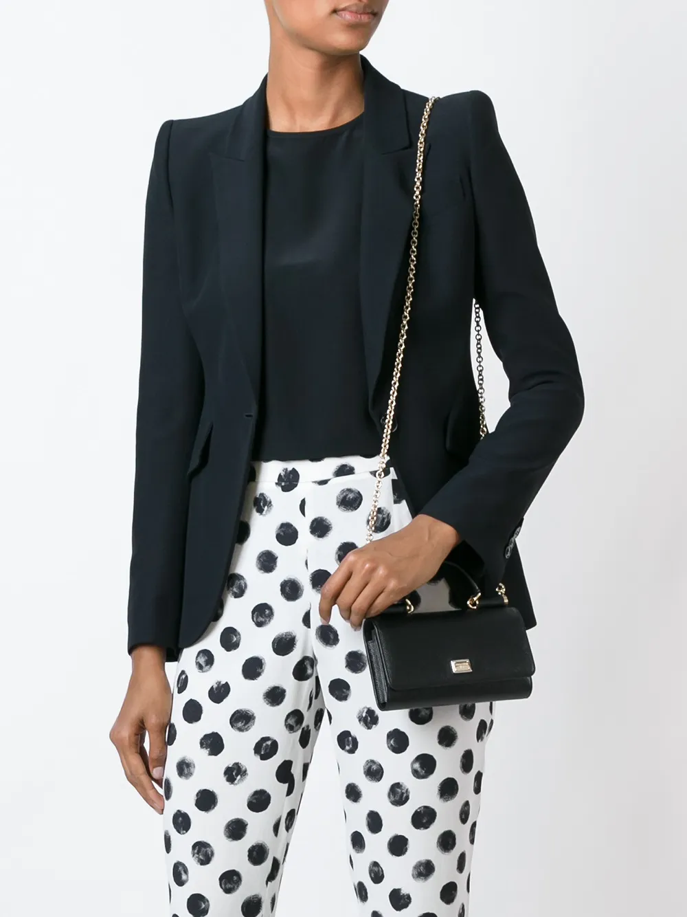 Dolce & Gabbana mini Von wallet crossbody bag Zwart
