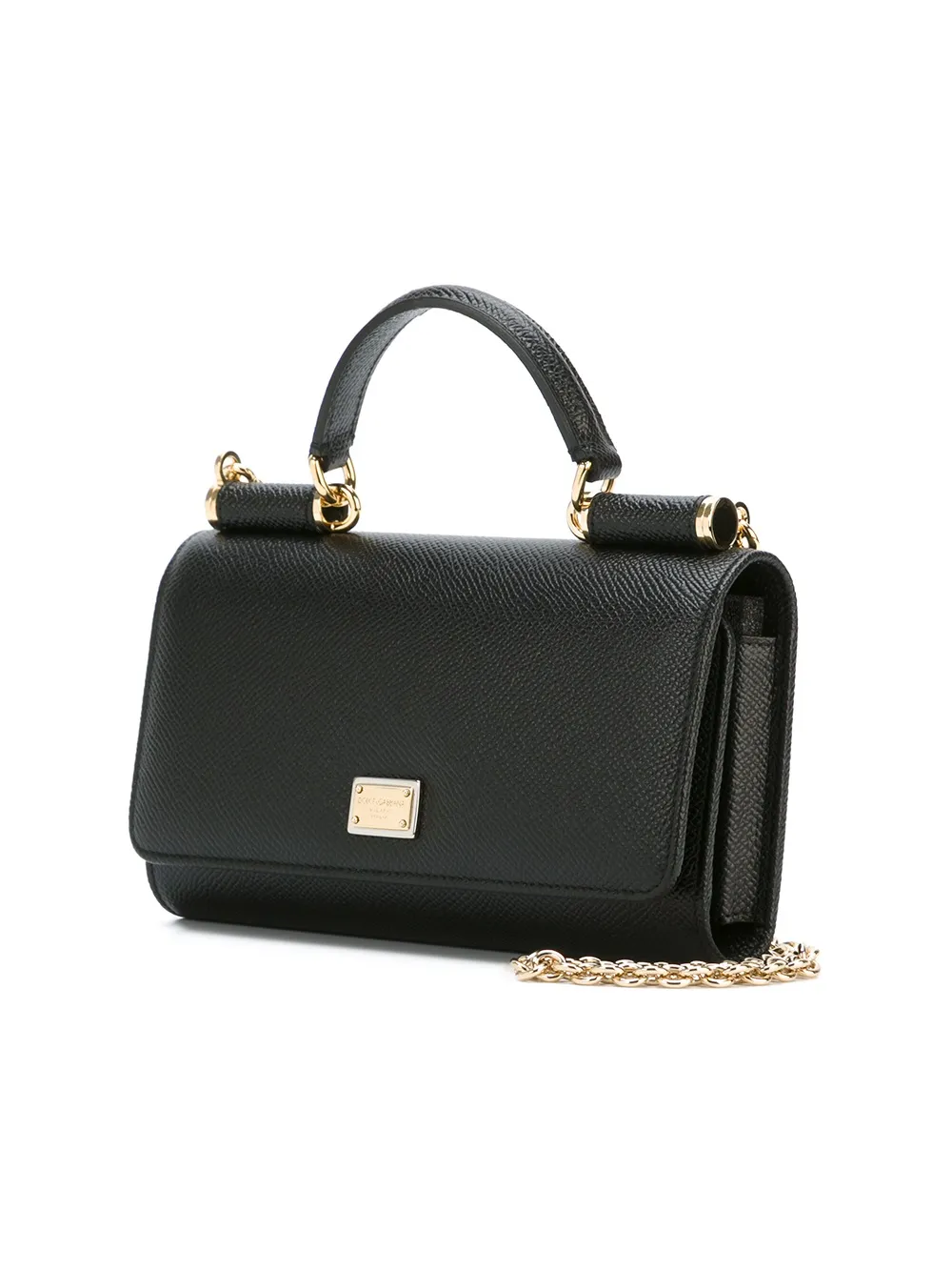 Dolce & Gabbana mini Von wallet crossbody bag Zwart
