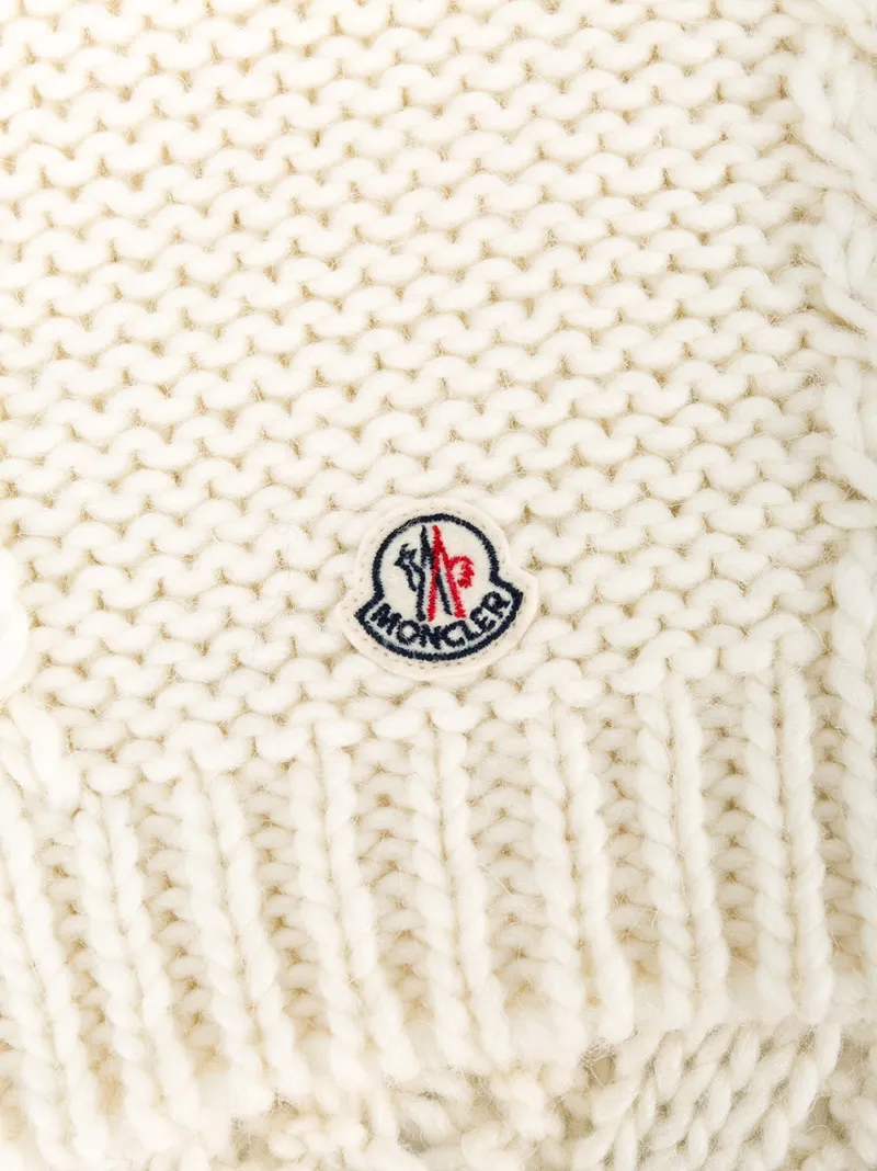 MONCLER MONCLER CABLE KNIT SCARF