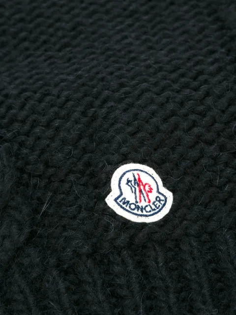 MONCLER CABLE KNIT SCARF