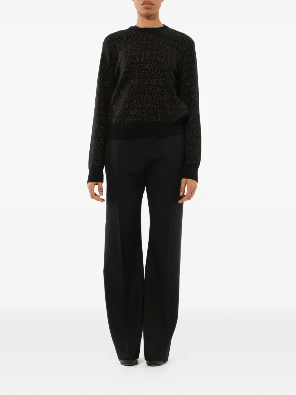  Givenchy Pullover Mit Sterne Print   Schwarz 
