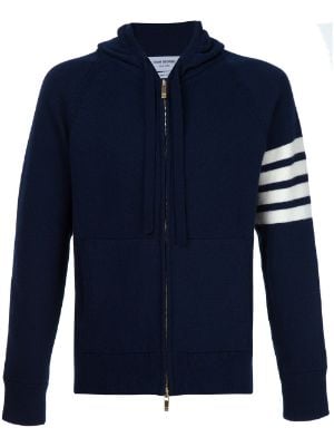 Thom browne blue hoodie hot sale