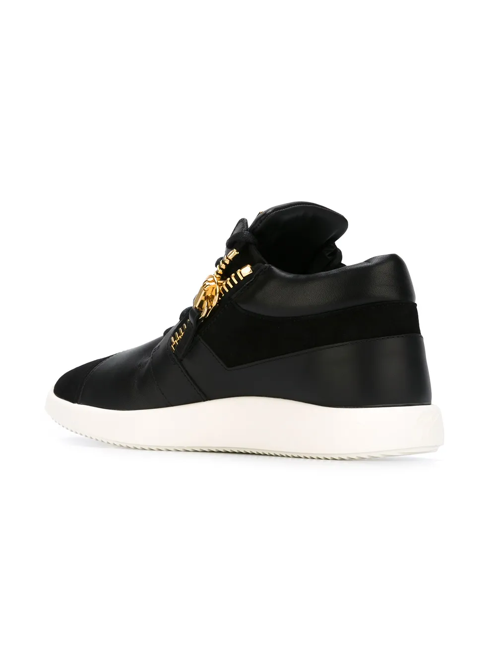 Giuseppe Zanotti 'Runner' mid-top sneakers Zwart