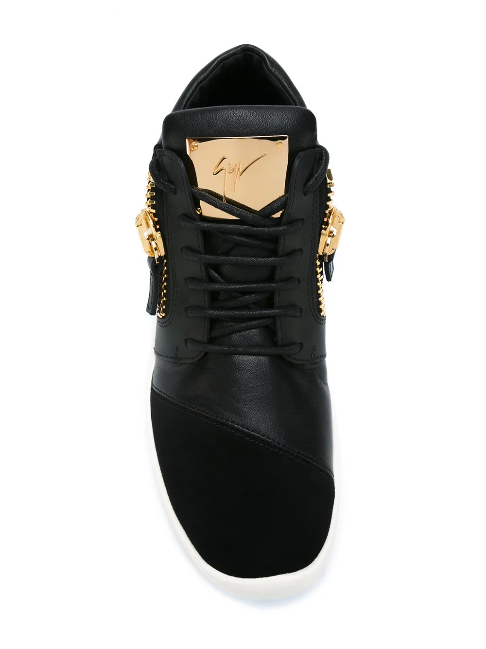 Giuseppe Zanotti 'Runner' mid-top sneakers Zwart