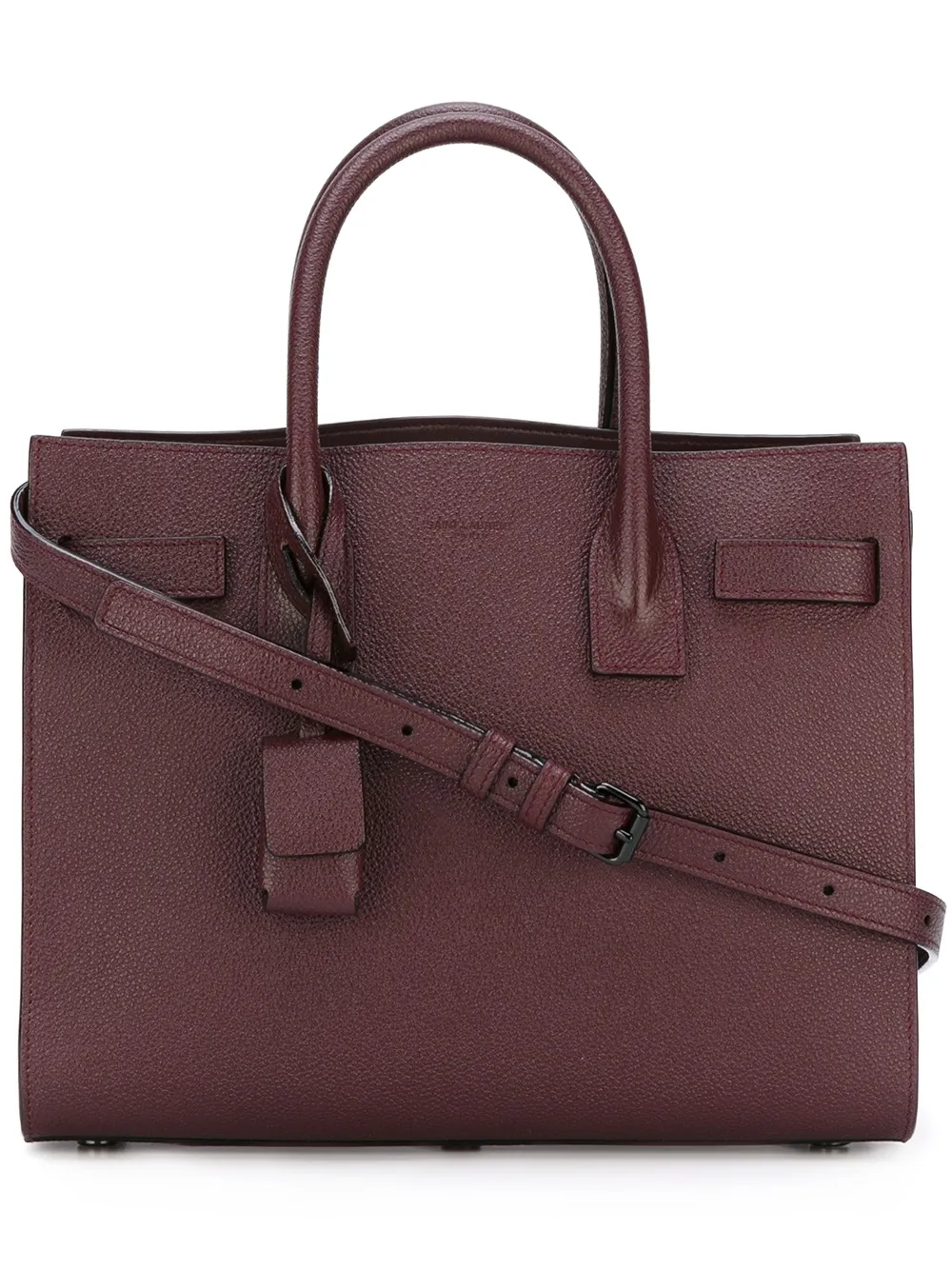 Saint Laurent Baby 'sac De Jour' Tote In Red